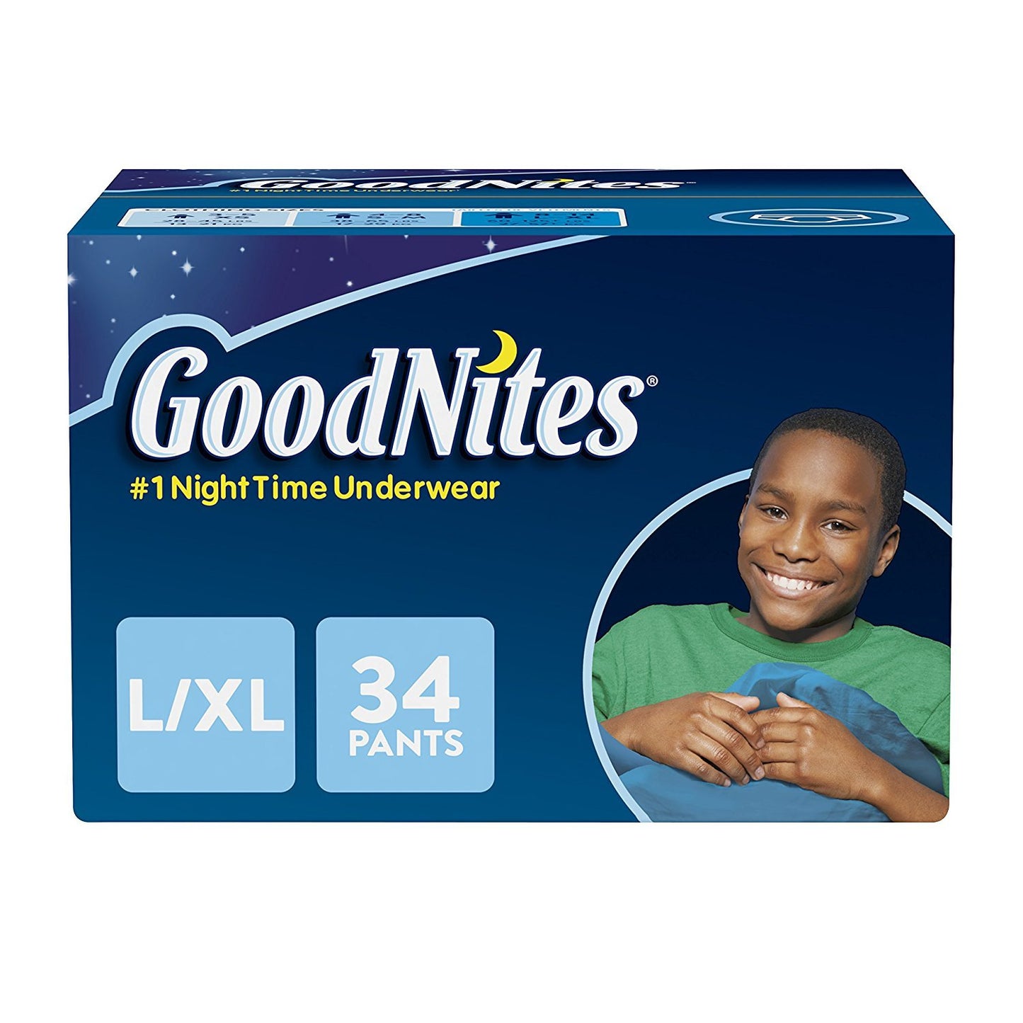 Goodnites Bedwetting Underwear for Boys, Large/X-Large, 34 Ct