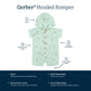 Gerber Baby Boys Hooded Cotton Romper, Sea Scene, 18 Months
