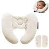 Sweetwavet Baby Neck Pillow for Car Seat and Stroller, Adjustable Baby Head Support Pillow for Travel, Soft and Cushiony Tortico