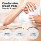 Organic Nursing Pads - 8 Washable Viscose Derived From Bamboo Breastfeeding Pads, Wash Bag, Reusable Breast Pads For Breastfeedi