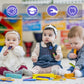 Chuya Baby Remote Control Teether Toy Chew Toy for Babies 0-24 Months Teething Relief Baby Toys for Infants Black+Purple