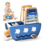 Promise Babe 5-in-1 Baby Wooden Activity Cube, Sea Ocean Montessori Toddler Toys for 1+ Year Old Boys Girls Gifts, Educational L