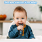 ROBBEAR Baby Teething Toys, Food Grade Silicone Teether for Babies 3 6 12 18 Months, TV Remote Shape Toddlers Chew Toys, Freezer