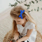 Cute 3.2' Royal Blue Assorted Velvet Bow Hair Clips For Baby Girls, Toddlers, Kids, And Teens - 2 Pack