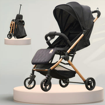 Chipzzie Travel Mate Baby Stroller  PreInstalled, Lightweight, Compact & TravelFriendly | OneHand Fold | Full Recline & 5Po