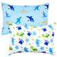 Uomny Toddler Pillowcases For Girls 13X18 12X16 14X19 Turtles And Sharks Baby Pillow Case 2 Pack Small Pillow Covers For Travel