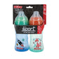 Nuby 2 Pack No Spill Printed Thirsty Kids No-Spill Sip-It Sport Cup With Soft Spout And Lid - 12Oz, 12+ Months, 2 Pack, Rocket/F