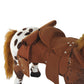 Qaba Sound-Making Ride On Horse for Toddlers 3-5, with Neighing and Galloping Sound, Stuffed Animal Horse Toy for Kids with Padd