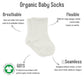 Bistyle Baby Grip Ankle Socks 6 Pairs | Newborn Infant Toddlers Socks Organic Cotton | Kids Boys Girls Ankle Socks (Us, Age, 6 M