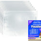 Clear Disposable Placemats 200 Pack For Baby, Toddler, Kids, Adults - Sticky Transparent Table Mat - Adhesive Table Topper Solut