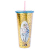 Silver Buffalo Disney Princess Cinderella In Mirror 32oz Confetti Cold Cup