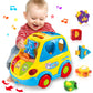 Baby Toys for 1 Year Old Boy Girl Gift Musical Bus Baby Toys 6-12 12-18 Months Toddler Toys Early Learning Montessori Toys for 1