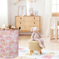 Tibaolover Rainbow Pink Baby Laundry Basket Baby Hamper Kids Hamper Basket Toy Storage Bin For Boys Room Decor Baby Nursery Hamp