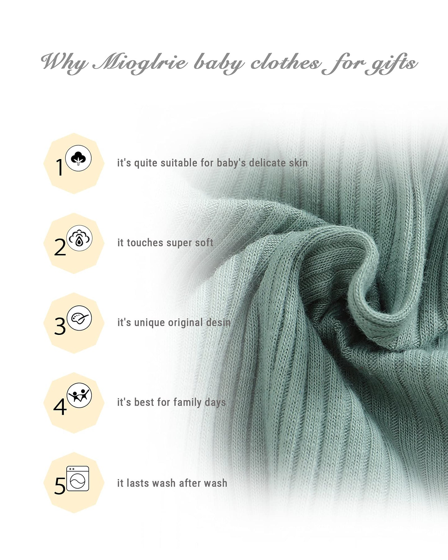 Mioglrie Infant Baby Girl Clothes Romper Onesie Gifts Baby Girl Outfits Cotton Newborn Girl Clothes Jumpsuits Green Baby Girl Cl