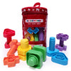 Jumbo Nuts and Bolts For Toddlers - Fine Motor Skills Rainbow Matching Game Montessori Toys For Toddlers & Toddler Games | 12 pc
