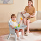 Uniswan 6 In 1 Baby High Chair, Convertible Highchair For Babies And Toddlers (Grey)