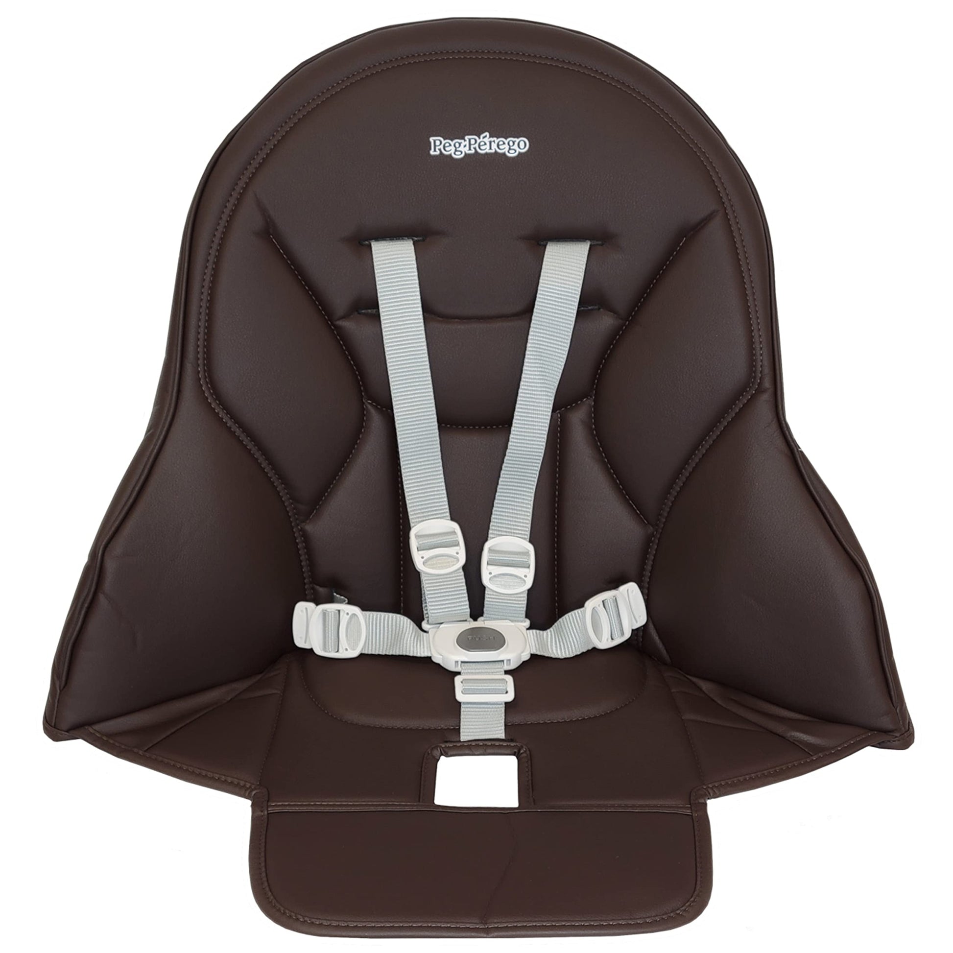 Peg Perego Siesta/Prima Pappa Zero 3 high Chair Replacement Upholstery with seat Belt, Cacao (Brown)