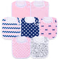 Baby Bandana Drool Bibs Soft and Absorbent Organic Cotton Bandana Bibs Set for Boys Girls 7 Pcs