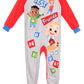 Cocomelon Toddler Infant Footed Blanket Sleeper Pajamas, Gray, Size 2T