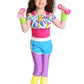 Fun Costumes Work It Out 80'S Outfit For Toddler Girls 2T