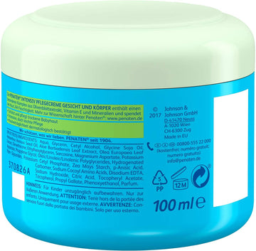 Penaten, Penaten Baby Face And Body Creme, 3.38 Fl Oz