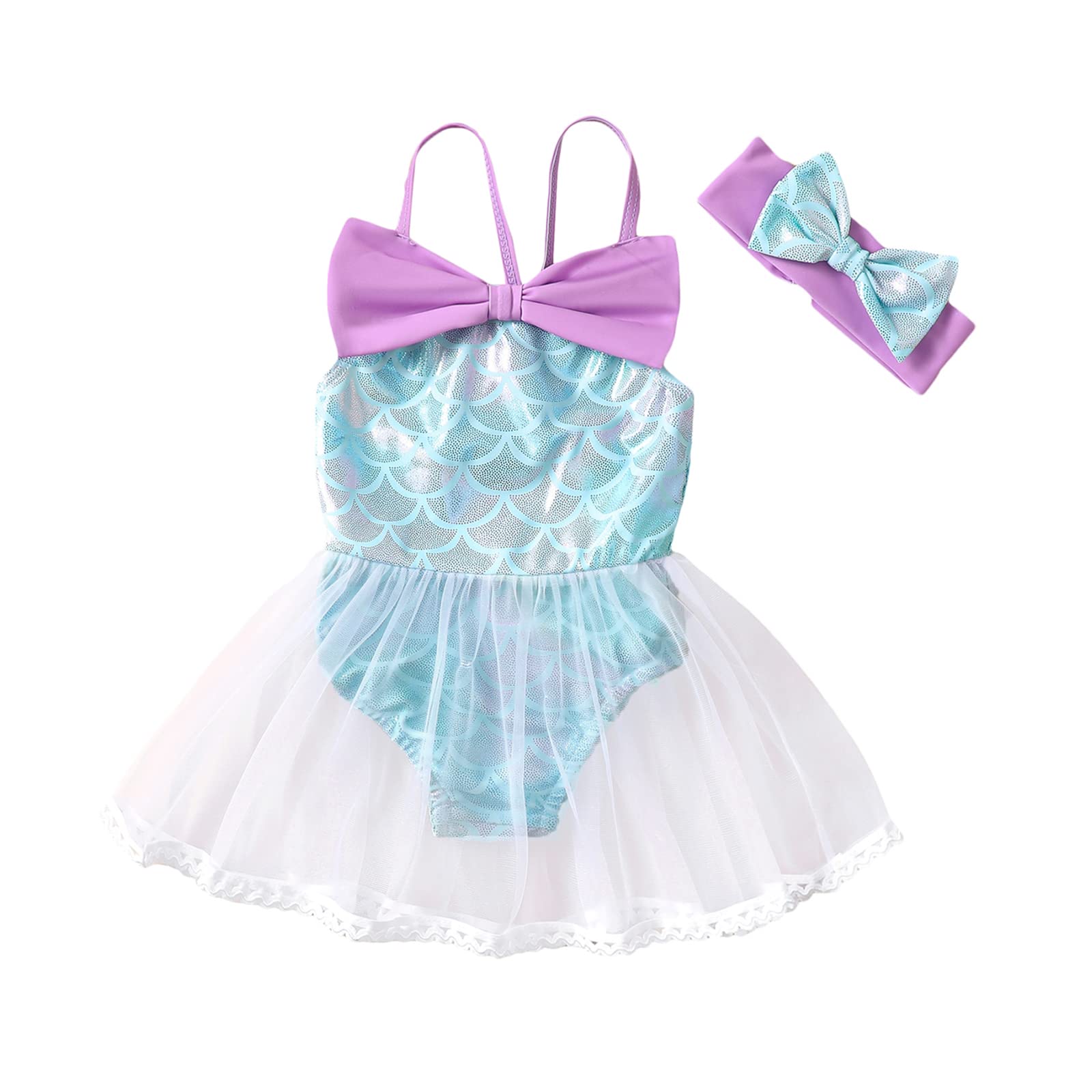 Zfzdren 3M-6Y Infant Baby Girls Mermaid Swimwear Toddler Girl Mermaid – Cutebaby