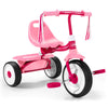 Radio Flyer 415PS Kids Readily Assembled Steel Framed Adjustable Beginner Fold 2 Go Trike with Spacious Storage Bin and Handle S