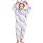 Kids Unicorn Onesie Girls Animal Costume Cosplay Pajamas 4 Years
