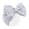 YanJie Halloween Baby Headbands, White Ghost Newborn Bows Holloween Accessories Hairband Printed Wide Halloween Hairbands for Ba