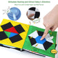 beiens Baby Books Toys, High Contrast Black and White, Non Toxic Fabric Touch and Feel Crinkle Cloth ,Early Educational Stimulat