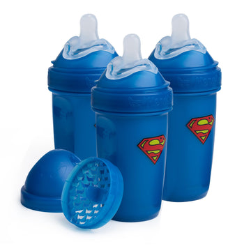Herobility Double Anti-Colic Baby Bottles - 8.5 Fl Oz/240Ml - 3-Pack