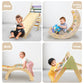 Lol-Fun Pikler Triangle Set Montessori Toddler Climbing Toys Indoor, Foldable Climbing Toys For Toddlers 1-3 Inside, 3 Piece Bab