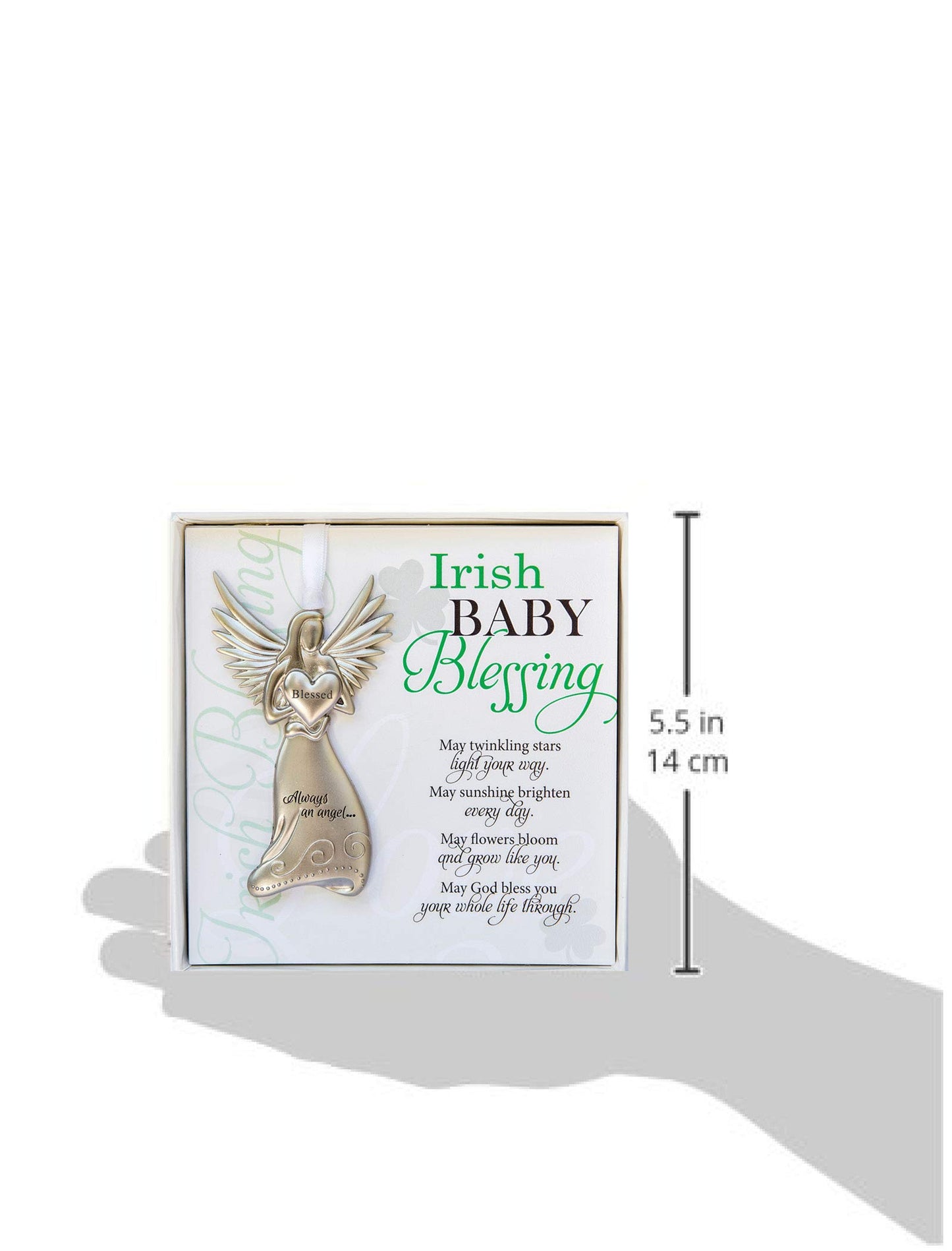 The Grandparent Gift Irish Baby Blessing Angel - Irish Baby Gift For Baby Girl Or Boy