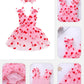 Imekis First Valentines Day Baby Girl Outfit: Toddler Valentines Day Dress Newborn Romper Tulle Tutu Infant Cupid Outfit Fairy D