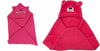 CTMKIDS Baby Wrap with Cap for Kids 74x74 cm  Magenta & Baby Hooded Cum Wrap Blanket for Kids 92x66 cm  Carrot