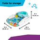 Baby Einstein Unisex Sea Of Support 2 In 1 Sit Up Floor Seat With Soft Seat Pad, Store Tray, And Sea Of Sensory Details, Multico