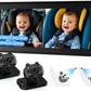 Dual Baby Car Camera For 2 Kids - 6.9Hd Display With Ambient Lighting, Rotatable Night Vision Cameras, Easy Setup, Ideal For Par