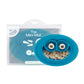 ezpz Mini Mat (Blue) - 6 -12 Months+ - 100% Silicone Suction Placemat + Divided Plate with Three Compartments - Supports Baby-Le