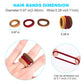 120Pcs Toddler Hair Ties, Kids Hair Ties, Hair Bands And Elastic Ponytail Holders For Toddler Girls (Diameter 1 Inch And As
