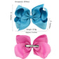 Big Hair Bows Clips For Girls Little Girl Bows Hair Clip Hair Accessories For Toddler Girls 4-6 (40Pcs/6Inch)