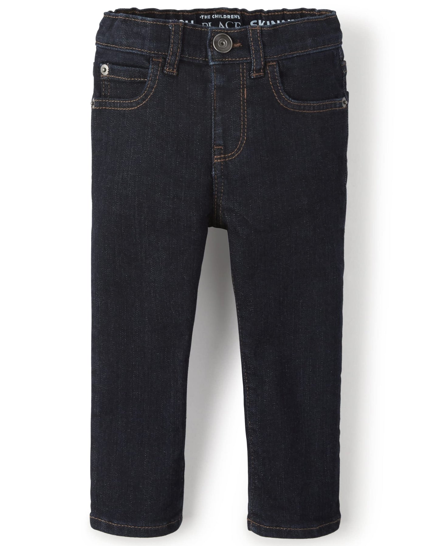 The Children'S Place Baby Boys And Toddler Boys Stretch Skinny Jeans, Dark Rinse Wash, 18-24 Months