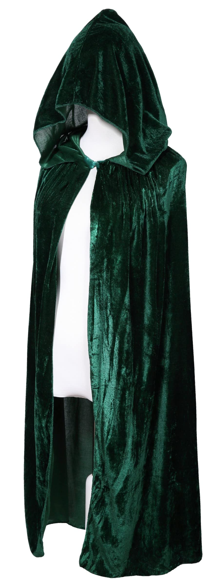 Crizcape Kids Costumes Capes Cloak With Hood For Halloween Party 3-4 Years Green