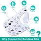 Benoxine Baby Bandana Drool Bibs Soft and Absorbent 100% Organic Cotton Bandana Bibs Set for Boys Girls Newborn Unisex Plain Col