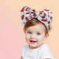 Qfv Baby Girl Bows Newborn Headband Valentines Infant Big Bows For Birthday/Baby Shower/Photography/Baby Gifts (Red & Red Lip)