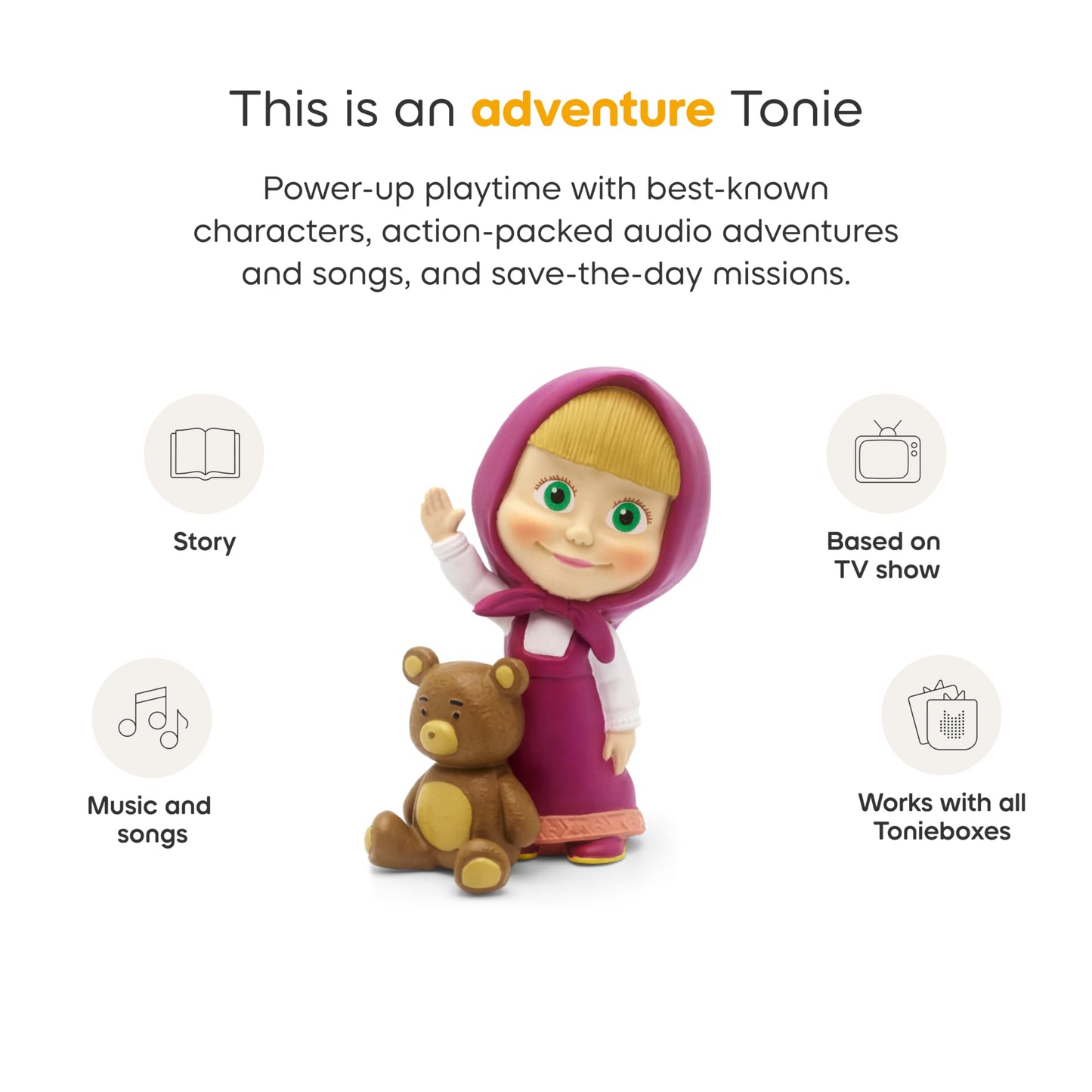 Tonies Masha & The Bear Audio Play Character