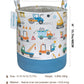 Langyashan Laundry Basket Cotton Collapsible Organizer Storage Basket For Boys Girls Laundry Hamper Toy Bins Gift Baskets Bedroo