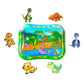 Extra Big Dinosaur Baby Water Mat, Tummy Baby Toys, Inflatable Play Mat Water Cushion Baby Toys, Fun Early Development Activity