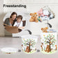 Clastyle 63L Large Woodland Animal Tree Kid Laundry Hamper With Handle For Boy Girl Collapsible Clothes Toy Storage Basket With