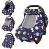 Baby Carseat Cover Winter, Pea Pod Infant Car Seat Covers Canopy for Newborn with 2 Layers Windows of Breathable Mesh/Fabric, Li