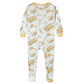 Gerber Baby Girl'S Toddler 2-Pack Footed Pajamas, Rose Garden Yellow, 2T